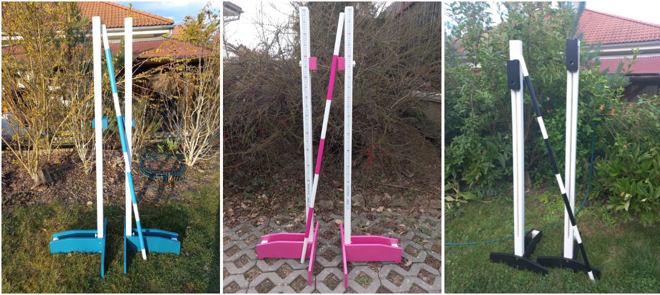 slide hobby horse překážky na skok mohutnosti