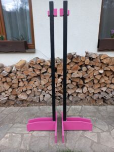 hobby horse prekazka skok mohutnosti cerno ruzova